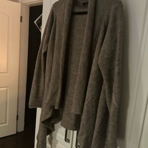 Cozy Brown wool blend Women's Cardigan